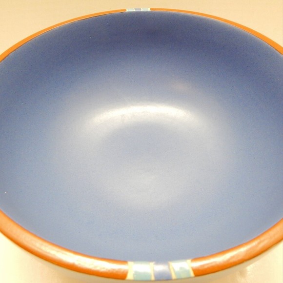 Dansk Mesa Sky Blue Mixing Pasta Serving Bowl Portugal Stoneware 10 Inch - Picture 6 of 11